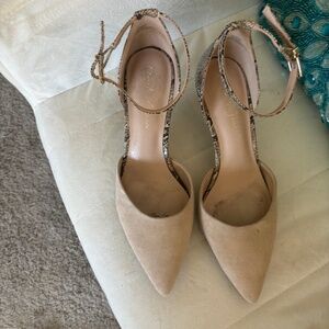 AMELIA GRACE 2 TONE SUEDE AND LEATHER HEALS